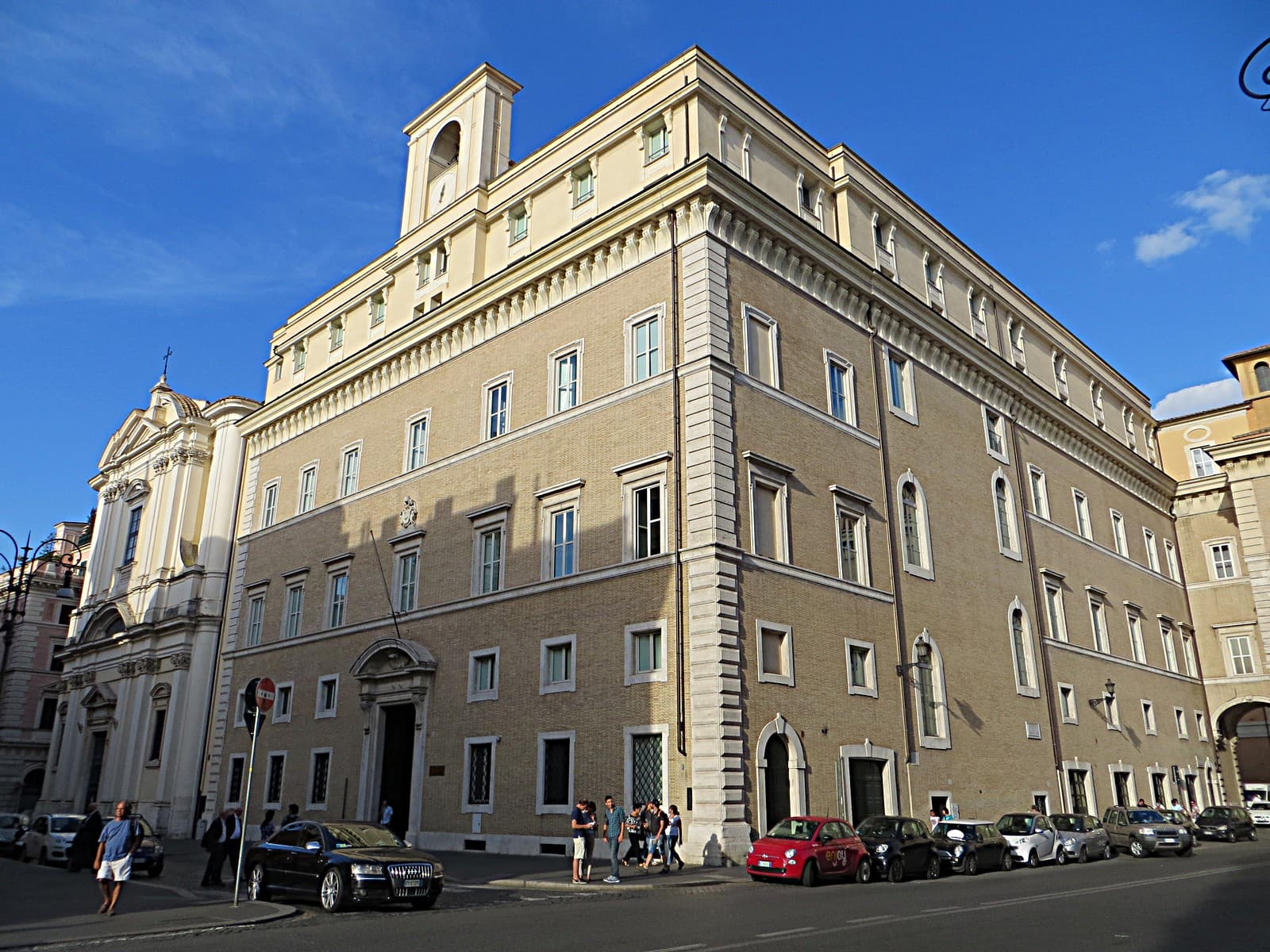 Rome, Piazza di Sant'Apollinare, old building of Collegio germanico-ungarico