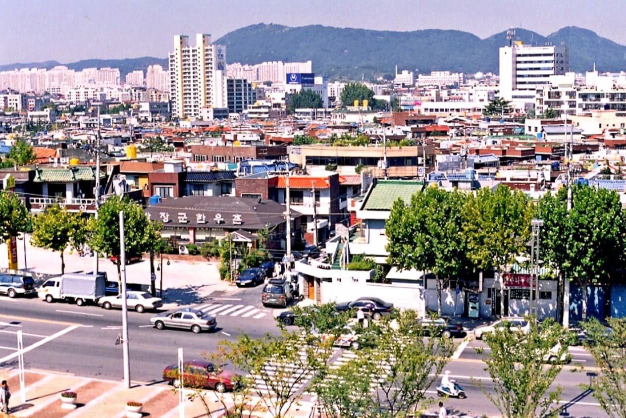 Daegu, South Korea, photographed from Duryu Park