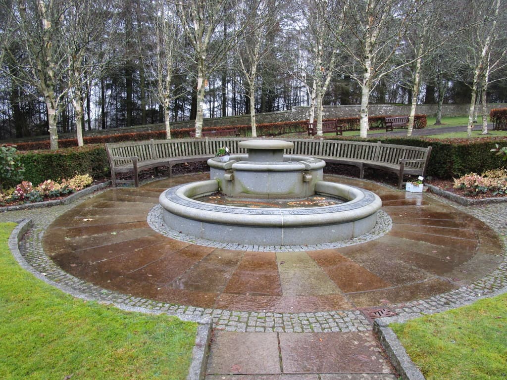 The memorial to the victims of the Dunblane massacre