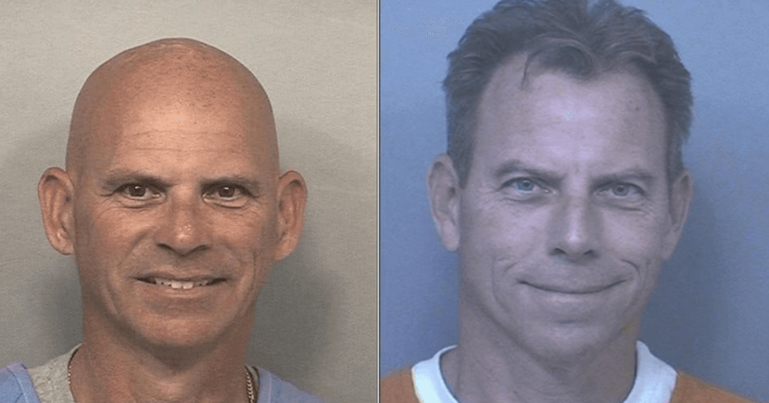 Erik Galen Menéndez (right) and Joseph Lyle Menéndez (left)’s mugshots taken in Richard J. Donovan Correctional Facility in San Diego, California. Today they are 53 and 56 years old. They have been imprisoned since 1996.