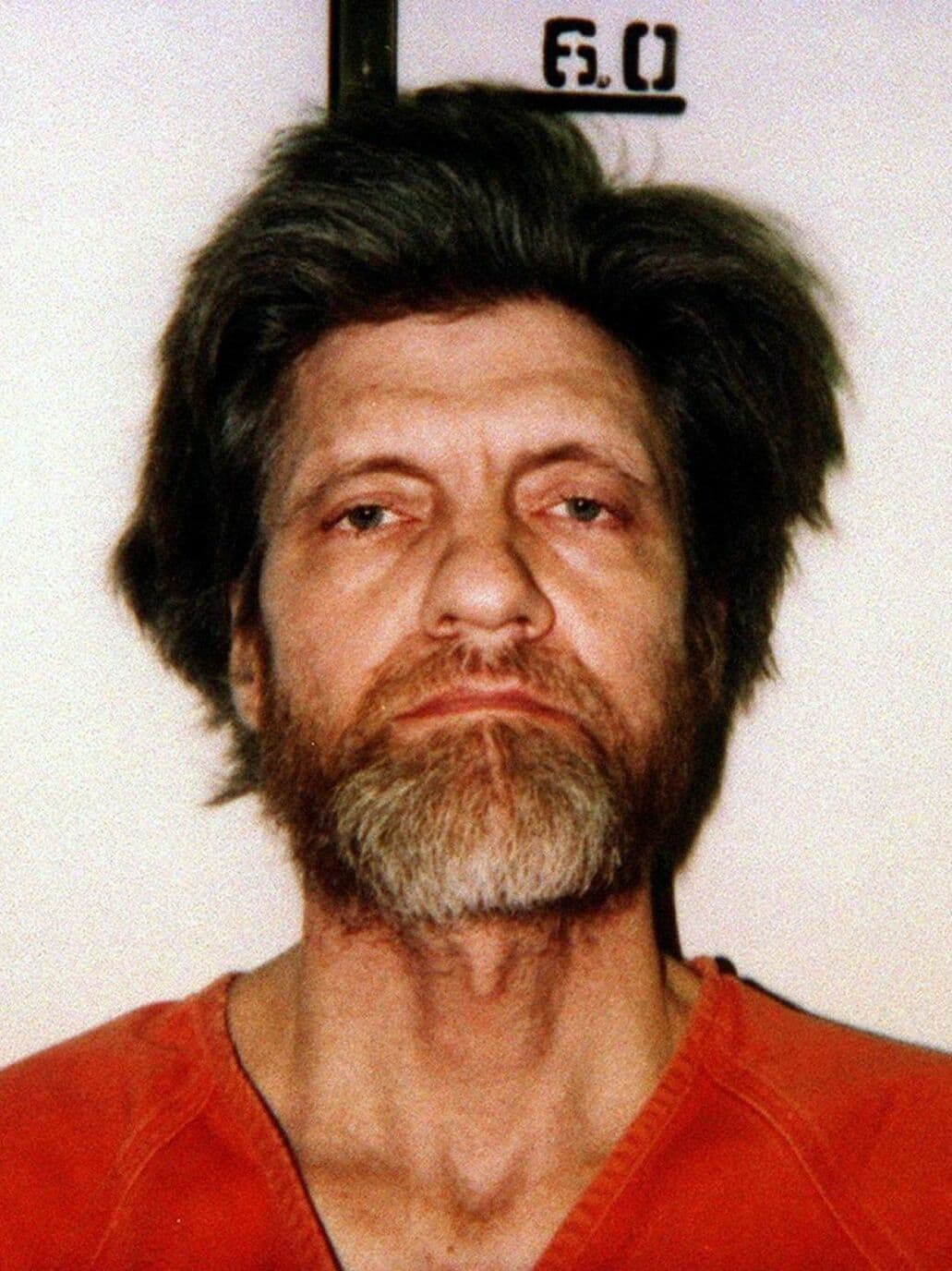 Booking photo of Theodore Kaczynski