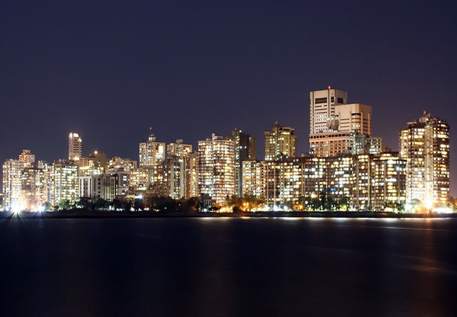Downtown Mumbai, where the coordinated 1993 bombings occurred
