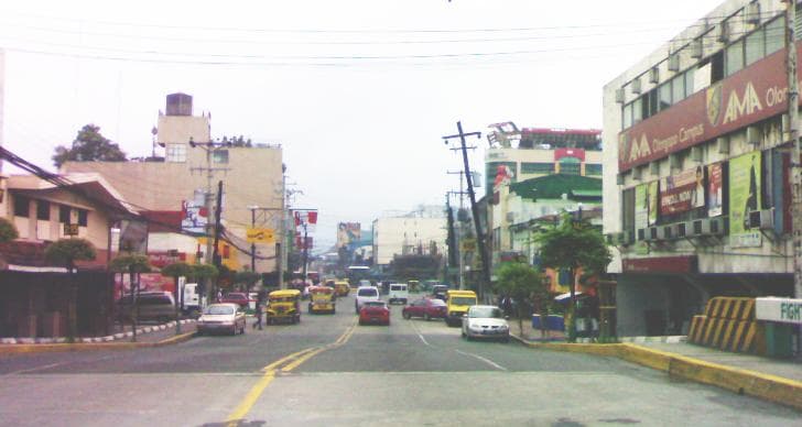 Downtown Olongapo in the Philippines, where Jennifer Laude was killed