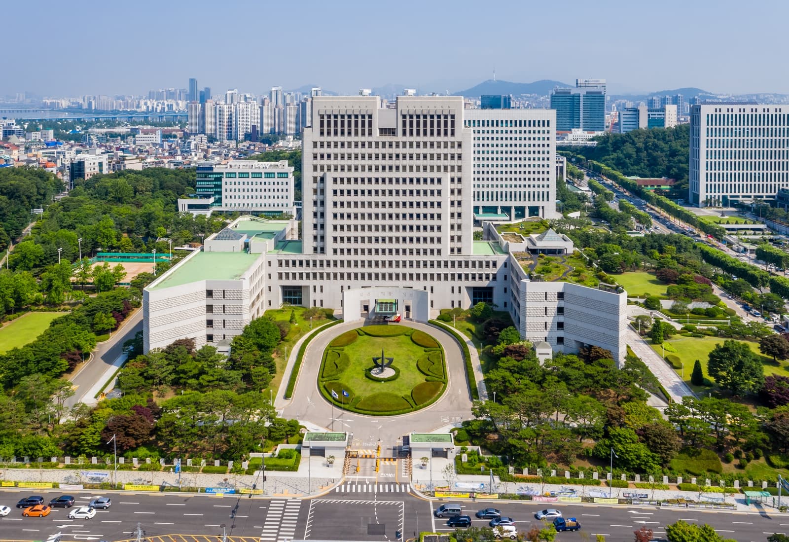 The Supreme Court of Korea building, representing the prosecutions arising from the Nth Room case