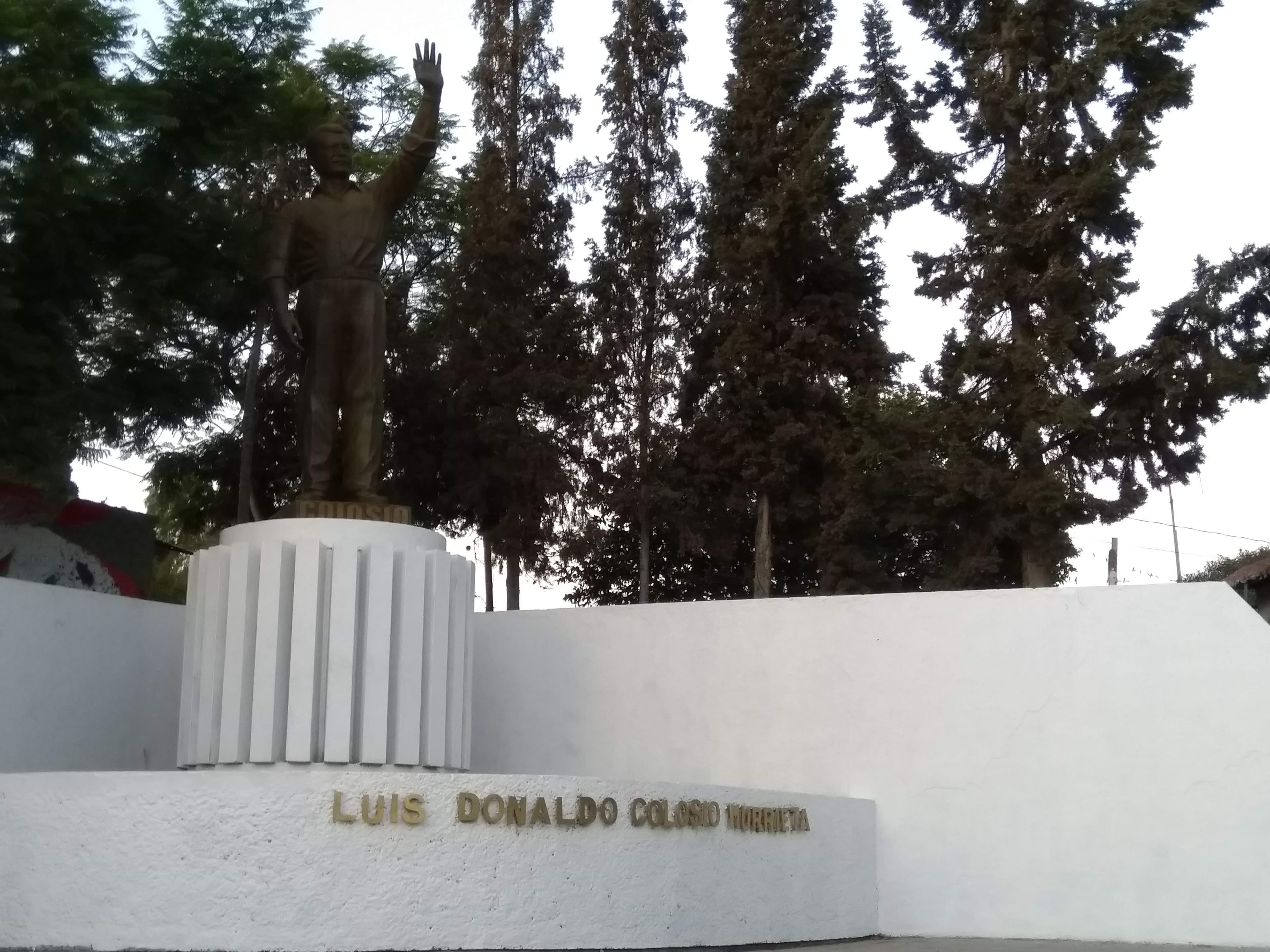 A memorial to Luis Donaldo Colosio in Tijuana